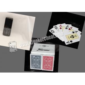 Spain Fournier 2818  Plastic Marked Playing Poker Cards For  Analayzer  Red / Blue