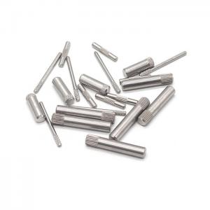 China 0.25in Metric Solid Spiral Knurled Dowel Pins 304 Stainless Steel supplier