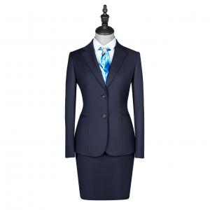 V-neck Collar Blazer Skirt Women Suit Set for Office Pencil Skirt 2 Pieces Formal Suit