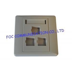 China Indoor 86 Type Fiber Optic Termination Box Outlet For FTTH supplier