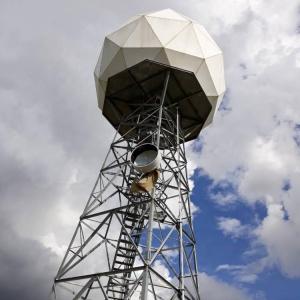 110KV Antenna Telecommunication Tower Galvanized Angular Steel Radar Structure