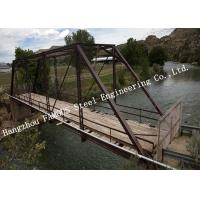 China 3-20m Width Steel Truss Bridge Interconnected Triangles For Pedestrian on sale