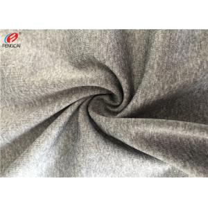 Breathable Melange Fabric Polyester Spandex Blend Poly Brush Fabric For Sportswear