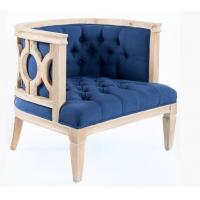 China French antique natural oak wood frame event rental wedding single sofa/armchair,weding chair on sale