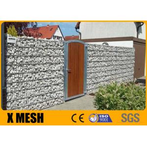 China Zinc Coated Stone Filled Gabion Welded Wire Mesh Square / Rectangular Hole supplier