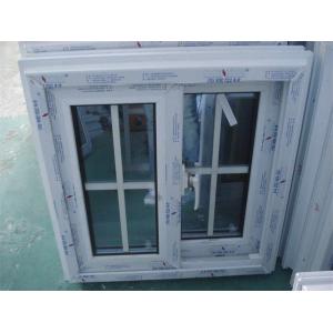 Single Glass Two Track UPVC Sliding Window And Door EPDM Double Sealing System