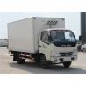 FOTON 6 Wheels small Refrigerated Box Truck , 3 Tons Refrigerator Freezer Truck