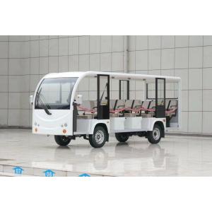 2024 New Launched Small Sightseeing Bus Electric White Color 14 Seater Electric tourist Car For Scenery Spots