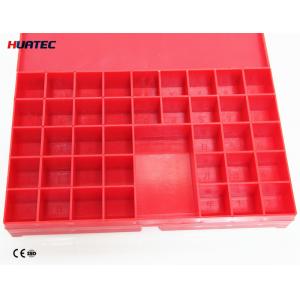 China CE ISO Approved Wire Type Penetrameter , Plastic X - Ray Lead Marker Box supplier