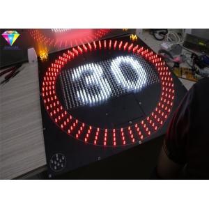 China IP65 Digital Speed Limit Signs , Electronic Speed Warning Signs Pitch 31.25mm supplier