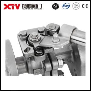 GB/T12237 Standard Industrial Usage Xtv Lever Operated Flange Spring Return Ball Valve