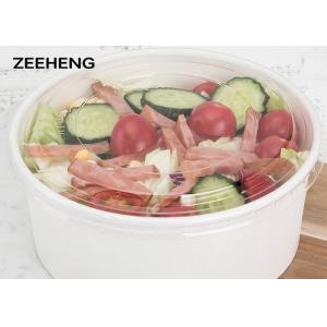 32oz 1000ml Microwavable White Paper Soup Or Ice Cream Bowl Waterproof