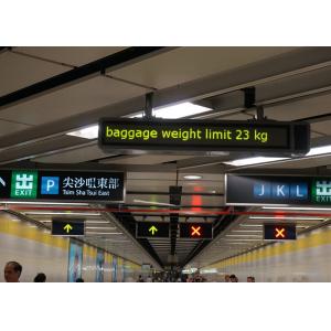 Super Thin Train Passenger Information System No Electromagnetic Radiation
