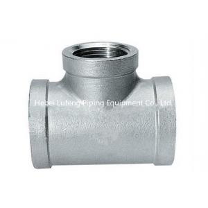 China Customized investment casting stainless steel pipe fitting tee supplier