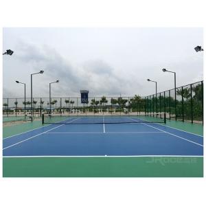 China Outdoor Tennis Court Paint Rubber Flooring For Basketball , Volleyball , Badminton supplier