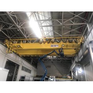 Safe Double Girder Overhead Crane , Heavy Hook Indoor Overhead Crane 5-400 Ton