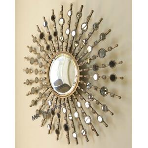 China Fashionable Metal Mirror Wall Decor Geometric Design Durable Material wholesale