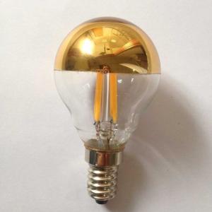 ETL UL cUL lsited dimmable Ra90 gold mirror 4W golf ball LED filament led bulb G16/G45 E12