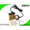 Customized Color Mining Cap Lights 25000lux 10.4Ah Battery IP68 Waterproof PC