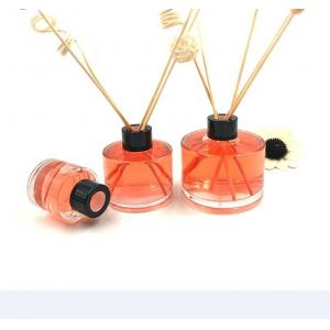 China Round 100ML Glass Diffuser Bottles , Fragrance Diffuser Bottles With Reed Sticks supplier