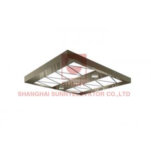 China Elevator Spare Parts with Cabin Decoration Central Soft Flat Image Ceiling supplier