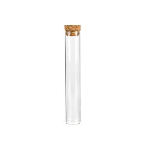 130MM Flower Power Packages Cork Top Weed Packaging Glass Cylindrical