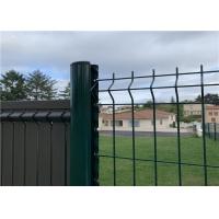 China 3D Curved PVC Coated Steel Wire Mesh Protecting Fence Panels For High Security on sale