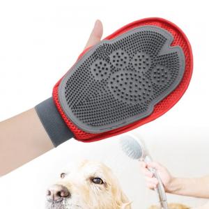 China Custom Deshedding Glove Efficient Pet Grooming Glove Pet Cleaning Supplies supplier