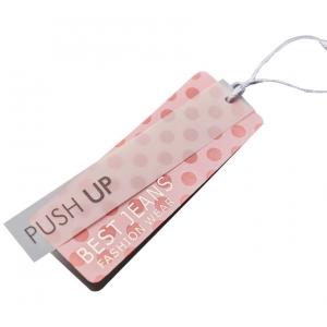 China Lightweight PET Paper Hang Tags For Clothing , Sustainable Swing Tags supplier