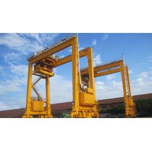China Guindaste de pórtico de contêiner com pneus de borracha 50 t para elevação 20/40 pés supplier