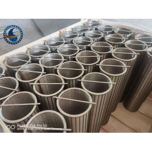 Thread Connection Reverse Wedge Wire Screen 0.5m-2.0m Height 0.1mm-10mm Slot Width