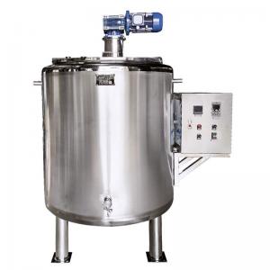 China Jacketed Heating Mixer Tank 350 Gallon Floor Cleaner Liquid Mixing Tank supplier