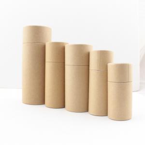 China Kraft Paper Tube Packaging , Food Grade Cardboard Cylinder Container For Tea supplier