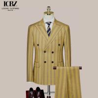 China Support 7 Days Sample Order LCBZ Men's Double-Breasted Suit for Business and Weddings on sale