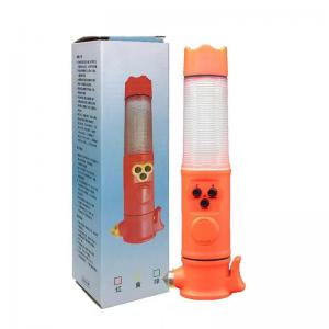 China Six in one multifunctional flashlight emergency lighting warning flash car safety hammer window breaker supplier