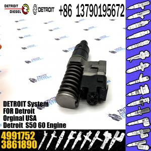 Common rail fuel injector 4991752 3861890 5234785 5235575 5237466 for Detroit Diesel series 60 11.1 and 12.7 L