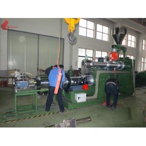 China machine en plastique de granule de PVC 185KW, machines à deux étages de pelletiseur de 0.015mm supplier