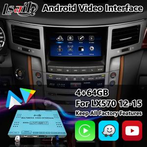 China Lsailt Android Video Interface for 2012-2015 Lexus LX570 with GPS Navigation Youtube Wireless Carplay supplier