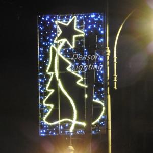 christmas street light pole decorations led christmas tree