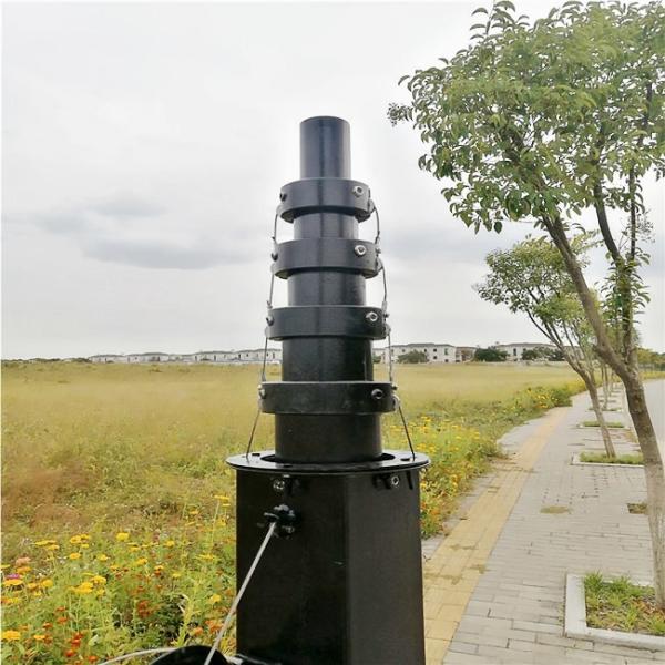 Palo de aluminio que se resume portátil del torno ligero de la mano