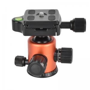 China Wholesale 360 Degree Rotating Panoramic Ball Head with Quick Release Plate and Bubble Level wholesale