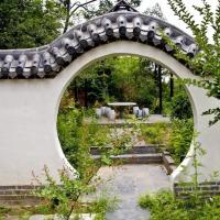 China Beautiful Roof Design Garden China Clay Tiles For Moon Gate on sale