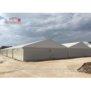 China Heavy Duty Warehouse Tent Aluminum PVC Temporary Motorhome Industrial Storage Tents supplier
