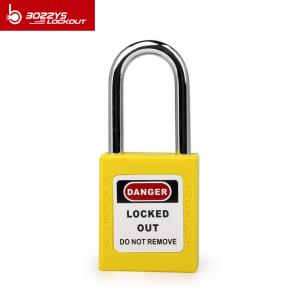 38mm Metal Shackle Osha Safety Padlock With Key Differ And Key Different