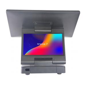 China 12.5 Full HD Display and 7 HD Second Display POS System with MSR Card Reader Option supplier