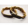China Hot Sale adjustable personalized fashion custom leather bracelets wholesale