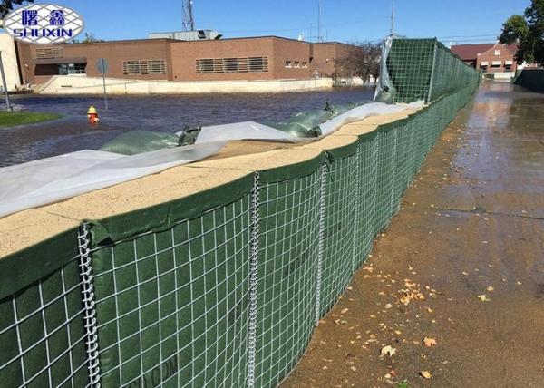 Galvanized Wire Army Flood Protection Defensive Barrier Sand Wall