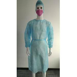 S&J Breathable Hospital Uniforms surgical pp+pe disposable Medical lab coat non woven Isolation gown