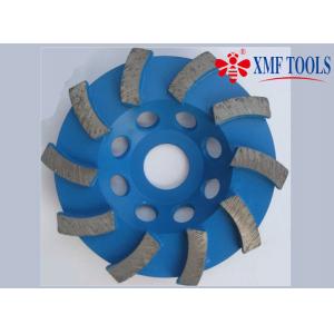 4 " / 105mm  Turbo Angle Grinder Diamond Cup Wheel For Concrete Marble Blue