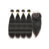 8A Grade Virgin Human Hair Extensions , Machine Weft 40" Virgin Mongolian